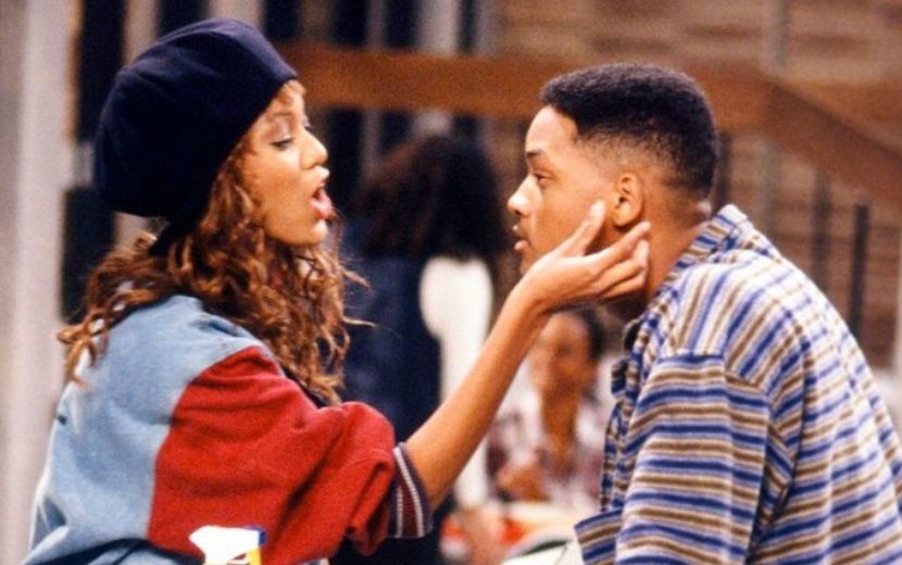 Will Smith e Tyra Banks recriam cena clássica de "Um Maluco no Pedaço"