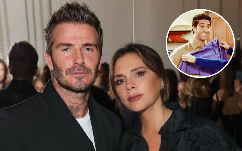 David Beckham tira sarro do sorriso da esposa, Victoria: 'É o Ross de Friends'