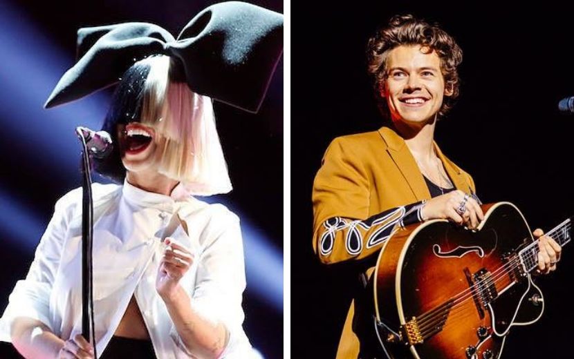 Harry Styles já tentou flertar com Sia e cantora compartilha: “Ele leva jeito”