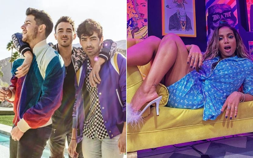Em entrevista com Anitta, Jonas Brothers falam sobre novo álbum e turnê no Brasil