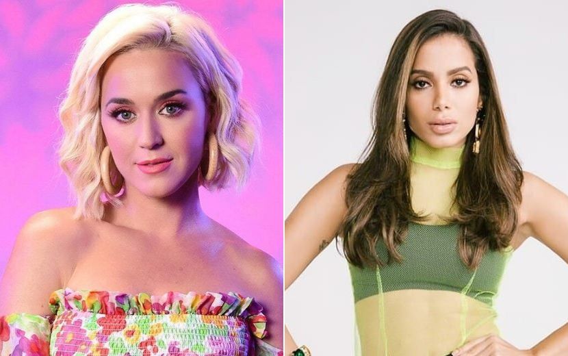 Katy Perry topa colaboração com Anitta e enaltece a funkeira: "Você domina o Brasil!"