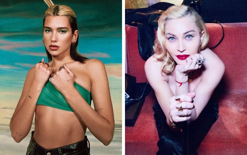 Empresário de Dua Lipa revela possível parceria com Madonna: “Estamos prestes a tentar colocá-la em uma gravação”