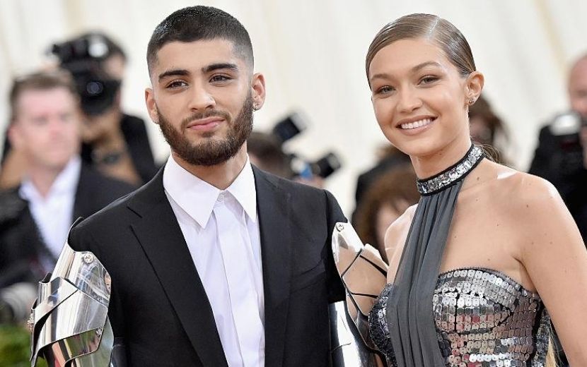 Gigi Hadid e Zayn Malik surgem se beijando em foto rara e leva fãs à loucura