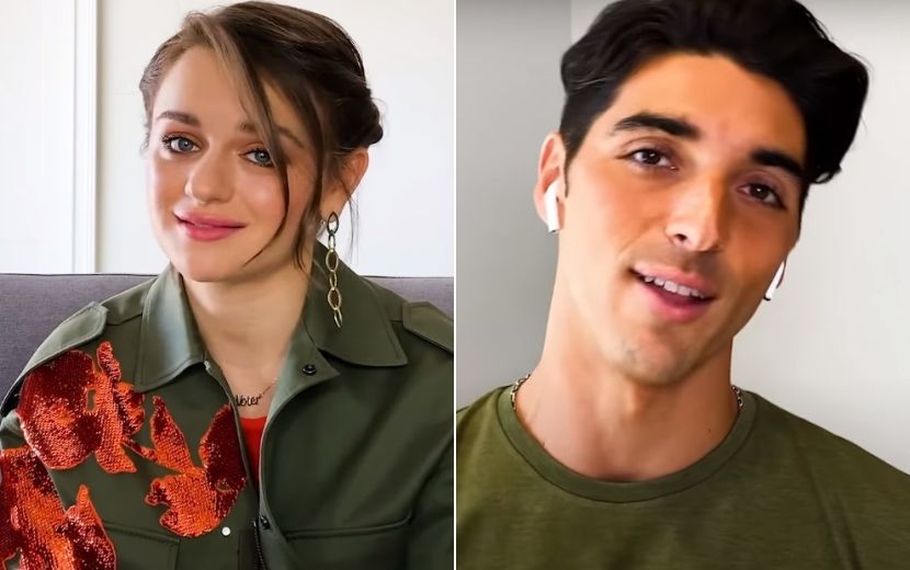 Joey King e Taylor Zakhar Perez mostram bastidores do campeonato de dança de A Barraca do Beijo 2