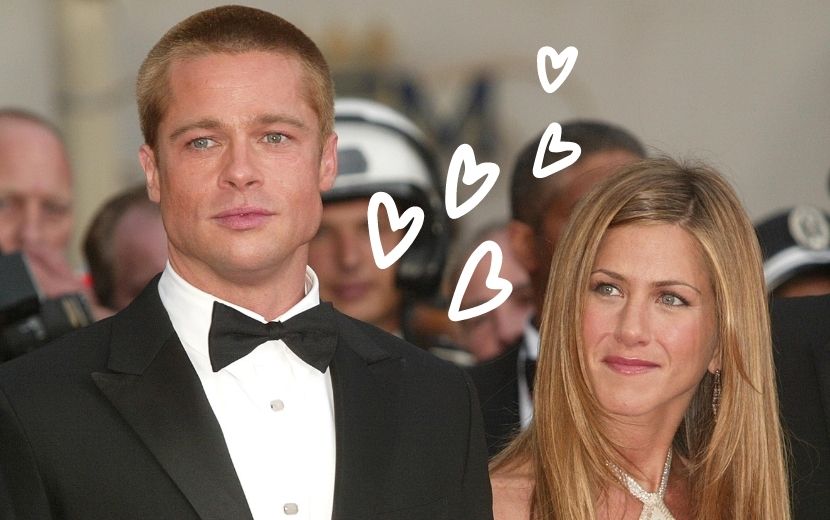 Não estamos sabendo lidar com o flerte ao vivo de Brad Pitt e Jennifer Aniston