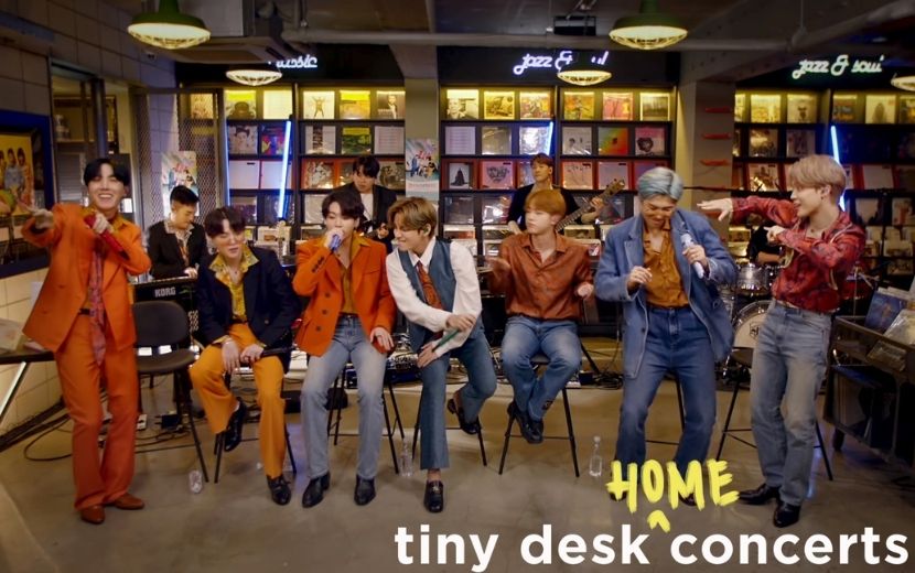 BTS participa do Tiny Desk Concert com grandes sucessos