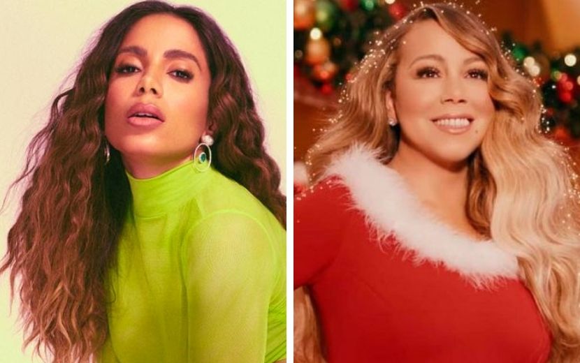 Anitta monta árvore de Natal ao som de Mariah Carey e americana reposta o vídeo! 