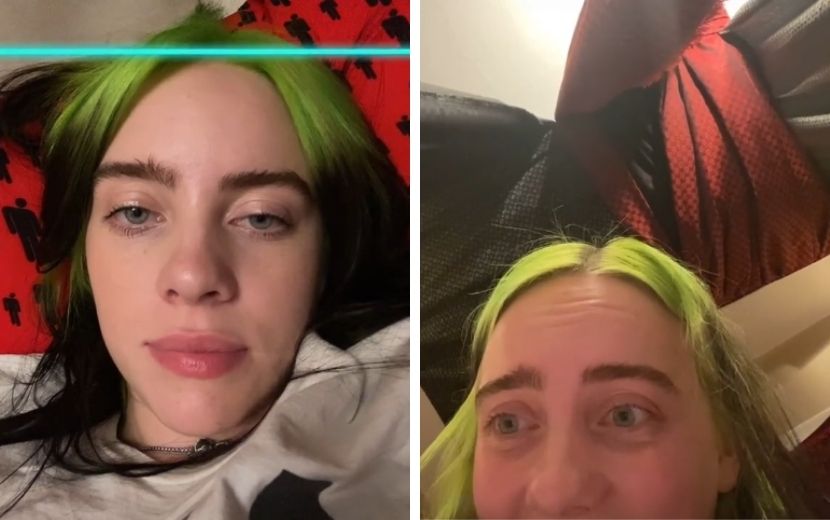 Fãs descobrem conta secreta de Billie Eilish no Tiktok! Vem ver o que ela posta por lá