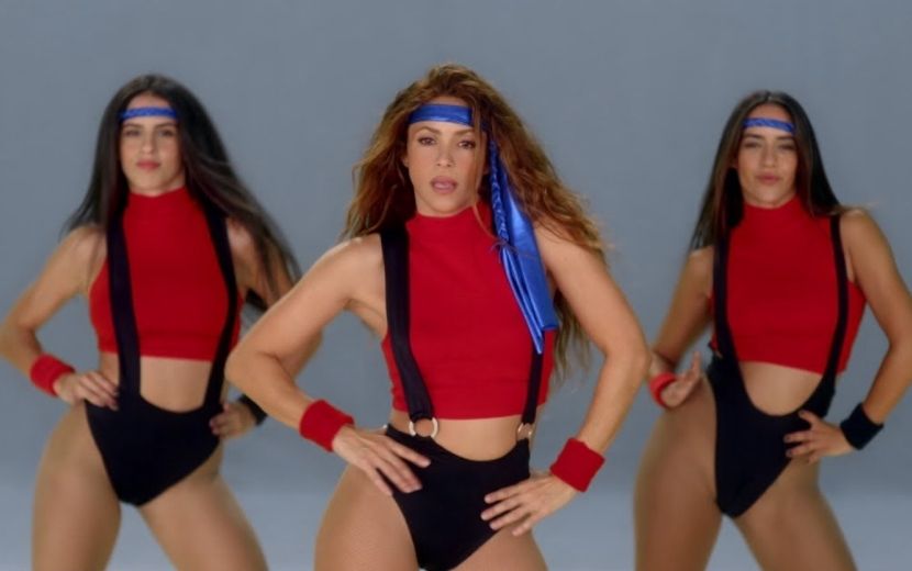 Juliana Paes recria coreografia de "Girl Like Me" e Shakira reposta vídeo