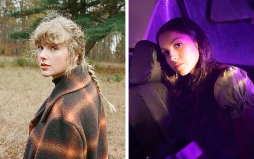 Taylor Swift demonstra apoio à Olivia Rodrigo com sucesso de "drivers license"