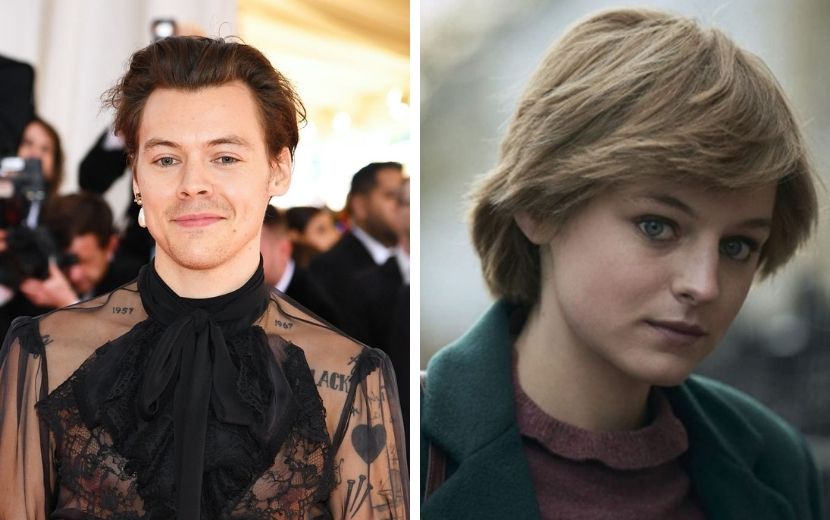 Harry Styles e Emma Corrin, a Lady Di em "The Crown", estrelam novo filme de drama; saiba mais