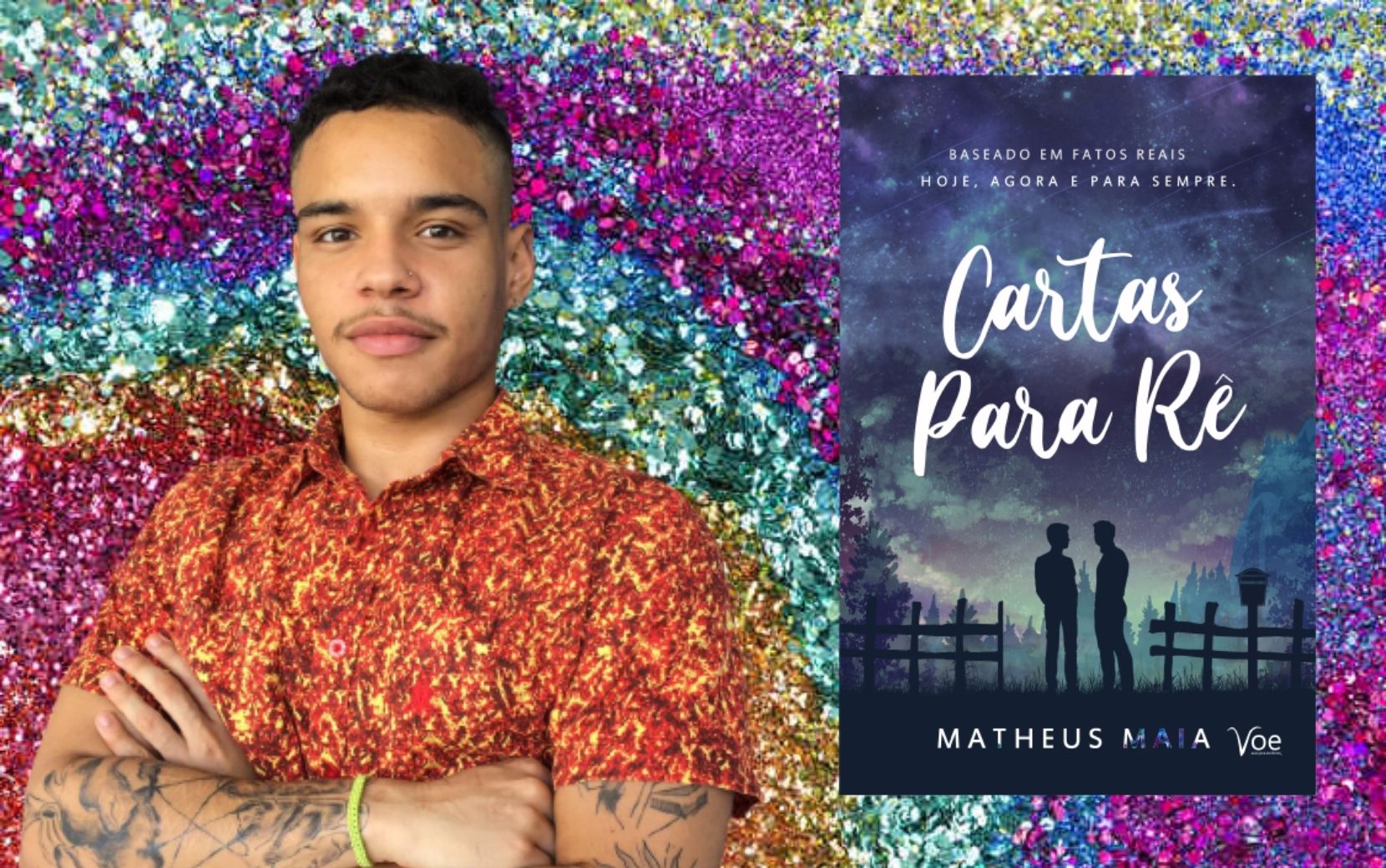 Entrevista: conheça Matheus Maia, autor de " Cartas Para Rê" e outros romances LGBTQIA+