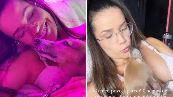 Juliette posta story com cachorro de Anitta e rende memes