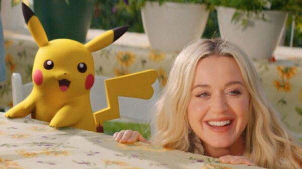 Katy Perry divulga teaser de clipe com Pikachu
