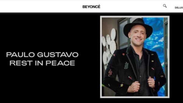 Site oficial de Beyoncé inclui tributo a Paulo Gustavo