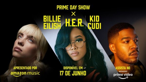 Prime Day Show: Amazon anuncia evento com Billie Eilish, H.E.R. e Kid Cudi
