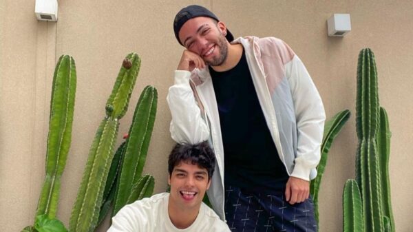 Lucas Rangel assume namoro com youtuber parecido com Noah Centineo