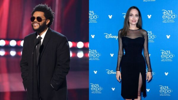 Date ou negócios Angelina Jolie e The Weeknd são vistos em jantar