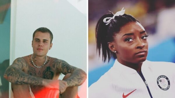 Justin Bieber manda mensagem fofa à Simone Biles, que desistiu das Olimpíadas