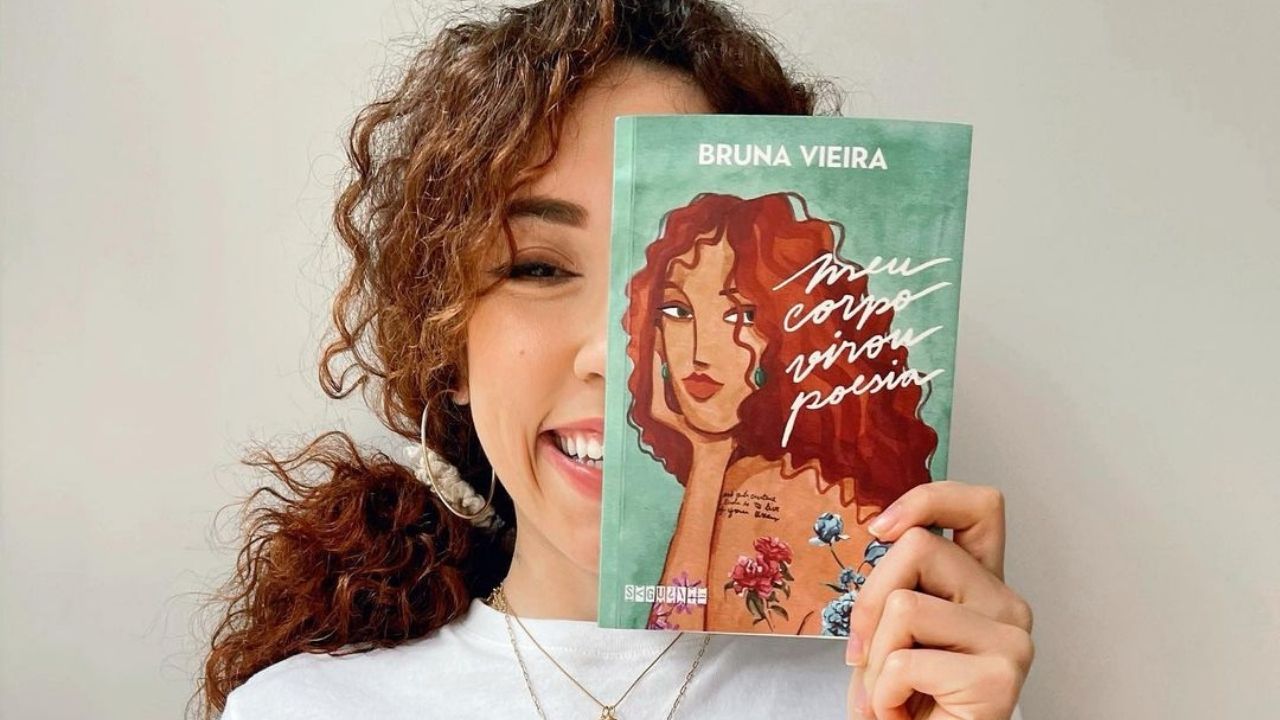 "Meu Corpo Virou Poesia": novo livro de Bruna Vieira explora coração partido e autoestima