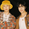 Cantor Crush e J-Hope, do BTS, posem lado a lado em foto estilo polaroid