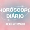 Horóscopo diário: sextou com as previsões dos astros para hoje (20/09)