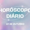 Horóscopo diário: segundou com as previsões dos astros para hoje (07/10)