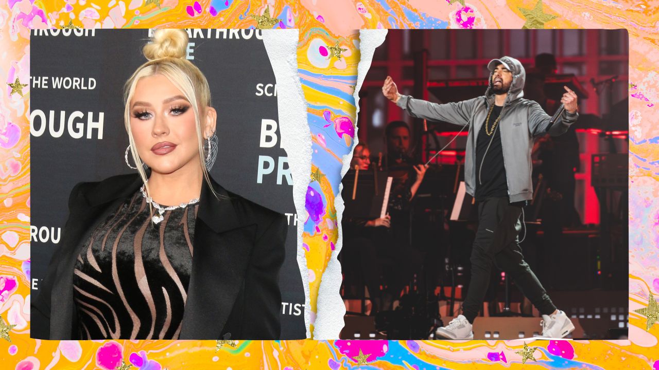 Christina Aguilera e Eminem: relembre a briga entre os dois gigantes da música