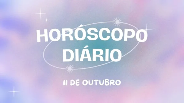 Horóscopo diário: sextou com as previsões dos astros para hoje (11/10)