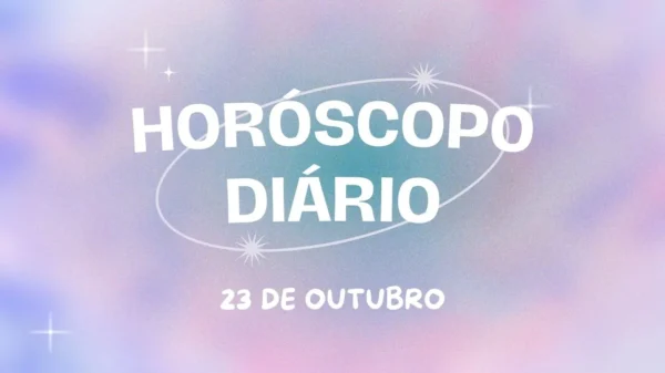 Horóscopo diário: saiba o que os astros reservaram para a sua quarta-feira (23/10)