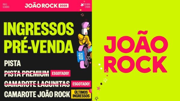 João Rock abre pré-venda de ingressos promocionais