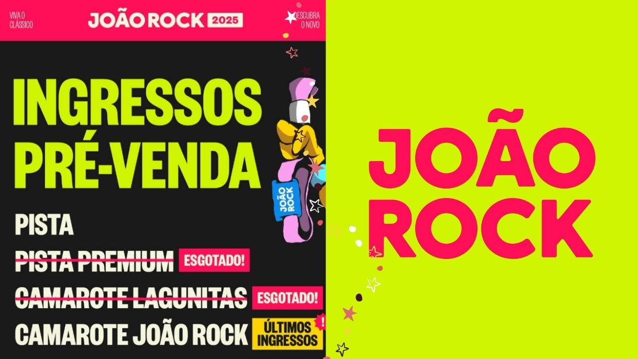 João Rock abre pré-venda de ingressos promocionais