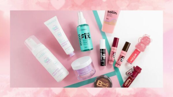 Vizzela brilhou na Beauty Fair 2025 com gloss cereja, minis fofos e skincare fresh!