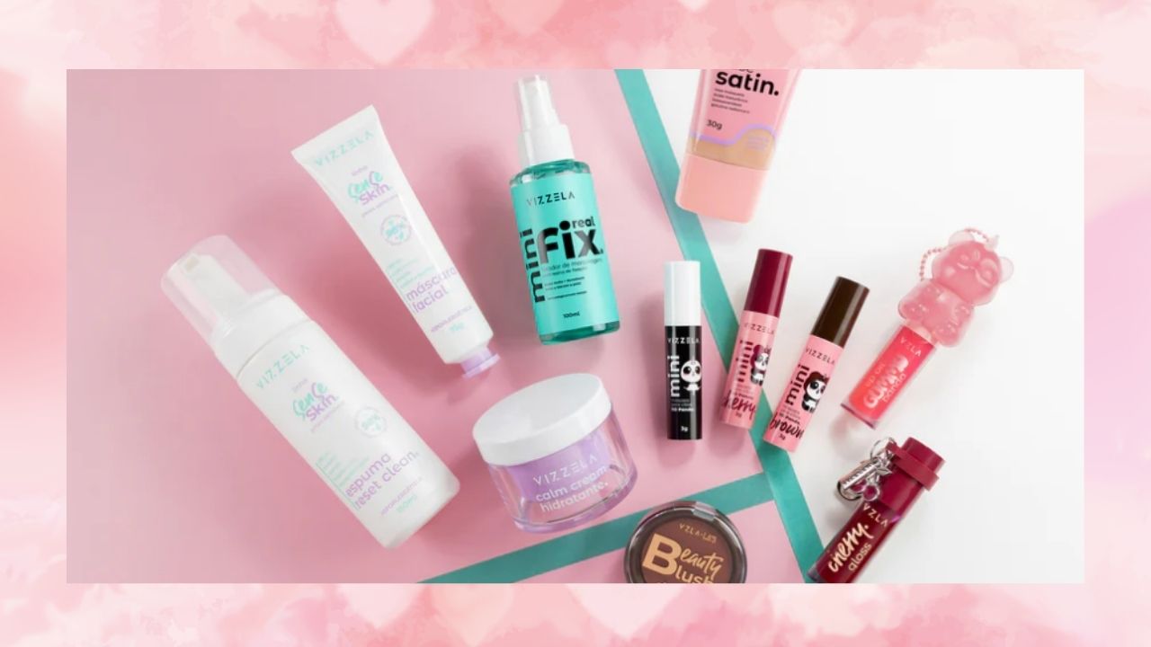 Vizzela brilhou na Beauty Fair 2025 com gloss cereja, minis fofos e skincare fresh!